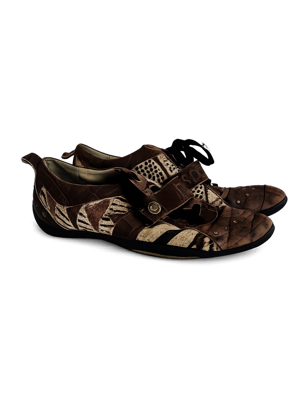 Vintage Just Cavalli Animal Print Sneakers w/ Dust Bag - Archive Y2K